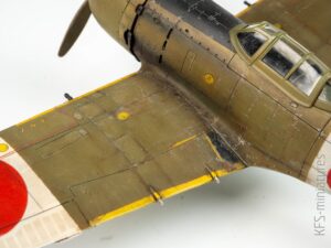 1/72 Ki 84 Hayate - Budowa