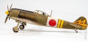 1/72 Ki 84 Hayate - Budowa