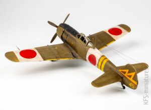 1/72 Ki 84 Hayate - Budowa