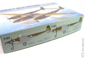 1/48 Lockheed P-38F/G Lightning - Tamiya