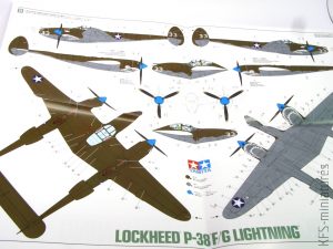 1/48 Lockheed P-38F/G Lightning - Tamiya