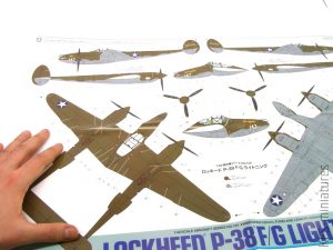 1/48 Lockheed P-38F/G Lightning - Tamiya