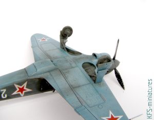 1/72 Yakovlev Jak-1b - Budowa cz.2