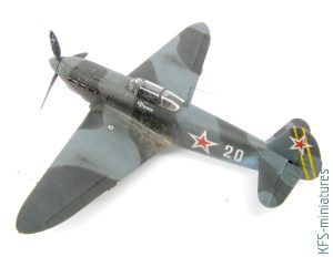 1/72 Yakovlev Jak-1b - Budowa cz.2