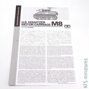 1/48 U.S. Howitzer Motor Carriage M8 - Tamiya