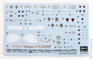 1/72 Last Exile Tatiana's Vanship & Fam's Vespa - Hasegawa