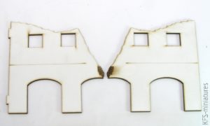1/48 Bavarian ruin - Vertigo Miniatures