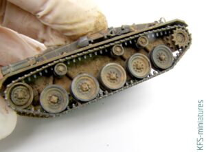 1/72 M24 Chaffee - Budowa cz.2