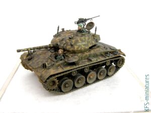 1/72 M24 Chaffee - Budowa cz.2