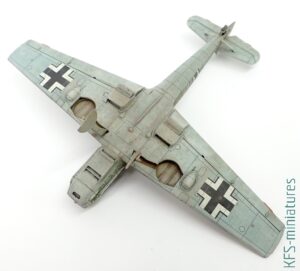 1/72 Bf 109E-4 - Special Hobby - Budowa cz.2