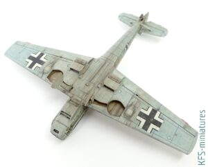 1/72 Bf 109E-4 - Special Hobby - Budowa cz.2