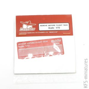 Remove Before Flight Tags - KMA Modeller