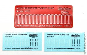 Remove Before Flight Tags - KMA Modeller