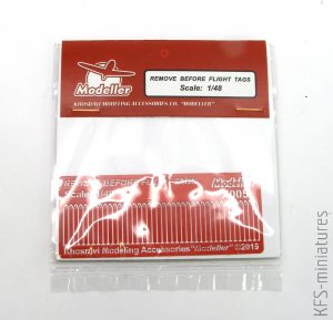 Remove Before Flight Tags - KMA Modeller