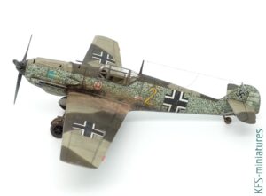 1/72 Bf 109E-4 - Special Hobby - Budowa cz.2