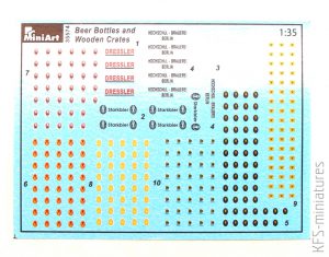 1/35 Beer bottles & Wooden Crates - MiniArt