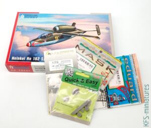 1/72 Heinkel He 162 Spatz - Budowa cz.1