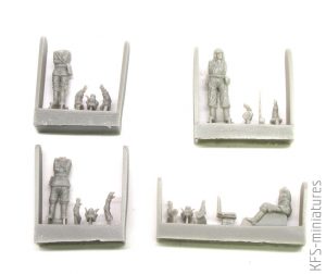 1/72 Soviet WW II Tank Crew + soldier for T-34 - CMK