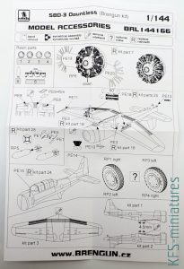 1/144 SBD-3 Dauntless Exterior - Brengun