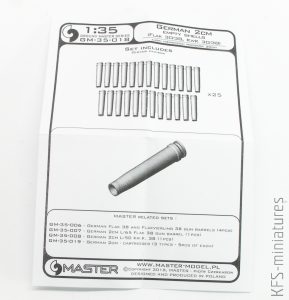 1/35 German 2cm ammo - Master