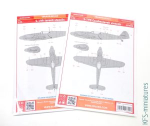 1/72 Avia S-199 - Kalkomanie