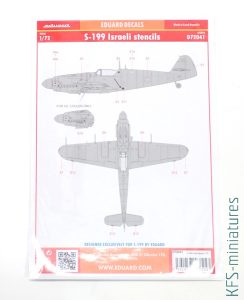 1/72 Avia S-199 - Kalkomanie