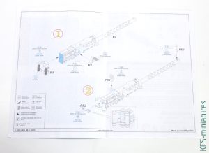 1/48 M2 Brownings w/ handles for aircraft - Eduard