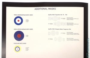 1/32 Spitfire Mk.I/II RAF - Airbrush Masks - 1ManArmy