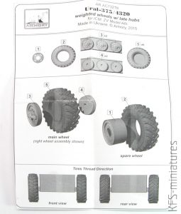 1/72 Ural-375/4320 weighted wheels - Armory