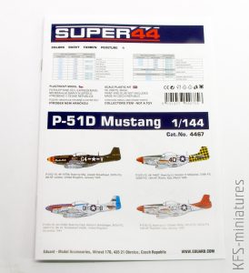 1/144 P-51D - Eduard