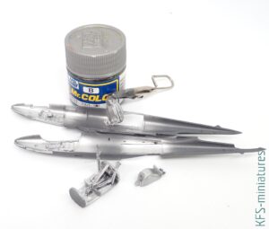 1/72 Heinkel He 162 Spatz - Budowa cz.1