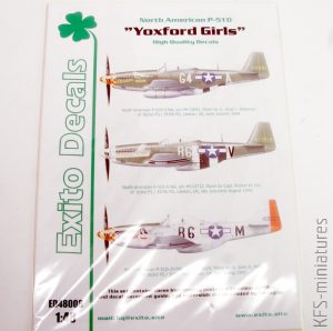 North American P-51D "Yoxford Girls" - Exito Decals