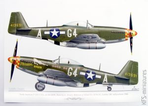 North American P-51D "Yoxford Girls" - Exito Decals