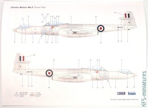 1/72 Gloster Meteor F.8 Prone Pilot - Special Hobby