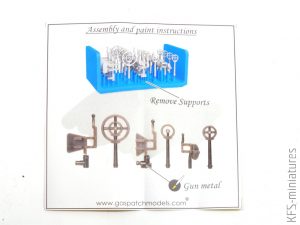 1/48 Vane Gun Sights - GasPatch models