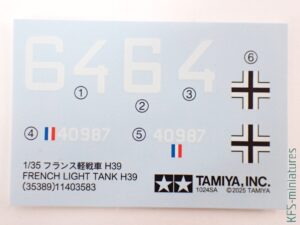 1/35 H39 - French Light Tank H39 - Tamiya