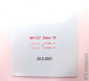 1/72 Zetor 15 - Planet Models