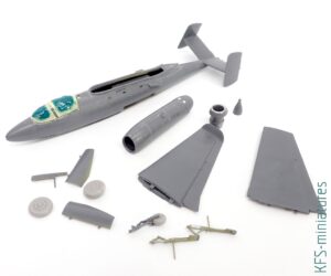 1/72 Heinkel He 162 Spatz - Budowa cz.1