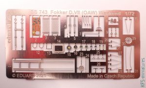 1/72 Fokker D.VII (OAW) - Weekend - Eduard