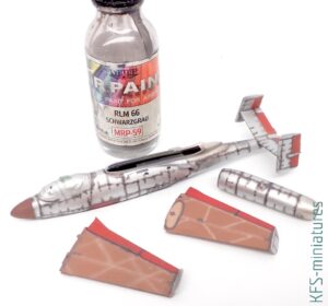 1/72 Heinkel He 162 Spatz - Budowa cz.2