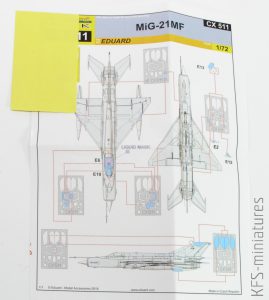 1/72 MiG-21MF - Maski - Eduard