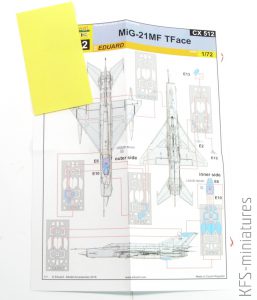 1/72 MiG-21MF - Maski - Eduard