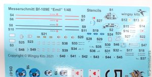 1/48 Bf 109E-1 - Wingsy Kits