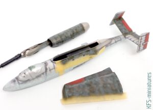 1/72 Heinkel He 162 Spatz - Budowa cz.2