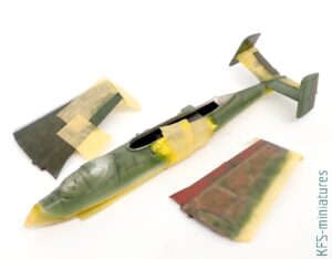 1/72 Heinkel He 162 Spatz - Budowa cz.2