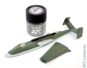 1/72 Heinkel He 162 Spatz - Budowa cz.2