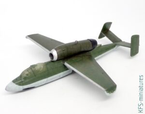 1/72 Heinkel He 162 Spatz - Budowa cz.2