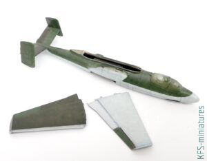 1/72 Heinkel He 162 Spatz - Budowa cz.2