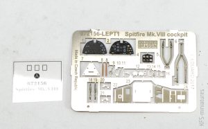 1/72 Spitfire Mk. VIII cockpit - Eduard