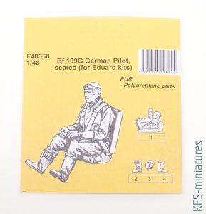 1/48 Bf 109G German Pilot - Seated - CMK